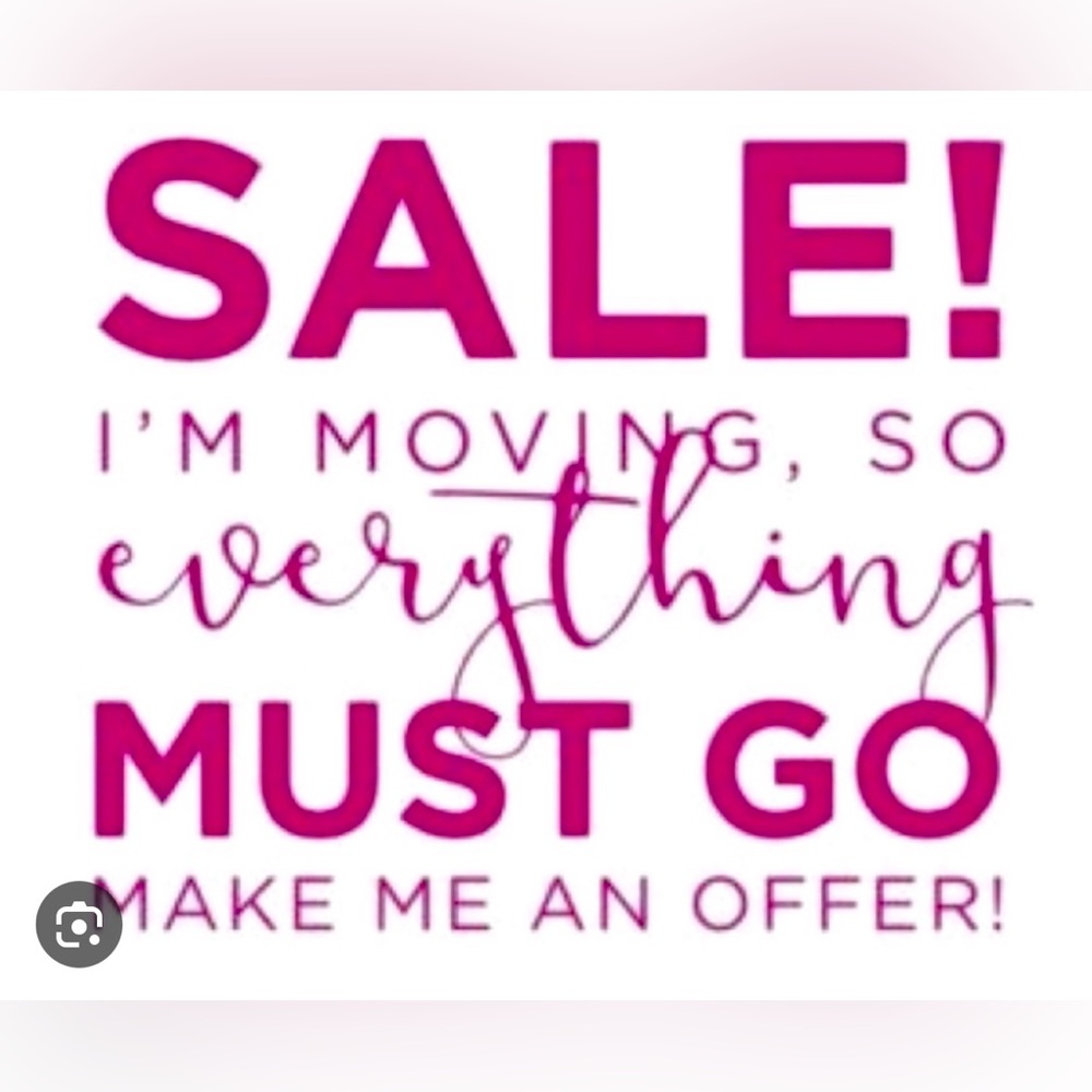 MOVING SALE